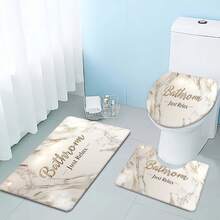 浴室地垫套装，新款地毯，浴室地垫，法兰绒地垫，淋浴地垫，厨房地垫 - 彩色 - 查看 3