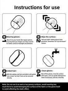 Pet Deshedding Glove Brush, Reusable Anti-Static Pet Deshedding Glove, Suitable For Carpets, Cat Scratching Pads, Bedding, Clothes - Multicolor - View 3