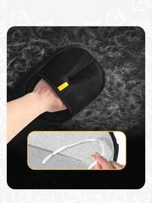 Pet Deshedding Glove Brush, Reusable Anti-Static Pet Deshedding Glove, Suitable For Carpets, Cat Scratching Pads, Bedding, Clothes - Multicolor - View 2