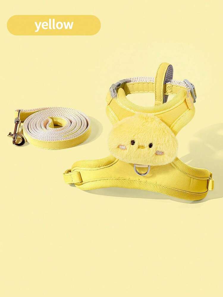 Pet Cat Dog Harness Leash Set, Small Cat Dog Leash Rope, Outdoor Cat Dog Traction Rope, Comfortable & Breathable - Multicolor - View 9