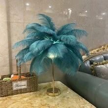 1pc USB Powered Feather Shaped Desk Lamp With Adjustable 3-Color LED Light. Can Be Used As DIY Decorative Lamp, Suitable For Bedside, Desk, Dining Room Lighting, Small Night Light, Romantic Wedding Atmosphere Lighting. European Style. Suitable For Bedroom, Living Room, Office Home Decor. Wedding Lighting. Valentine's Day Gift. - USB Powered - View 16
