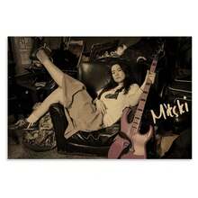 1pc Mitski Vintage Aesthetic Music Poster, High-Quality HD Giclee Canvas Wall Art, Waterproof Room Decor, Universal Holiday Gift, Unframed - Multicolor - View 1