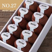 10件/套柔软竹纤维纱线 - 500克，透气舒适，适用于钩编、针织T恤、披肩、围巾、毛衣、夹克、帽子、开衫和配饰，适合春夏秋三季。手工必备 | 柔软顺滑的纱线 | 多种颜色组合可选 - 羊毛10團 - 查看 11