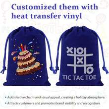 2025Shintop 20pcs Velvet Bags With Drawstrings, 4x6inch Gift Bags Black Velvet Jewelry Pouches For Dice Wedding Party Favor - 藍色 - 查看 4