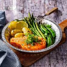 10/20个9英寸一次性铝箔派盘；圆形铝箔烤盘，用于制作美味的派、酥脆的派皮或美味的乳蛋饼、煎蛋饼或蛋糕。 - 彩色 - 查看 5