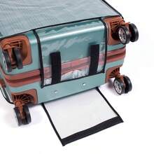 Heavy Duty High Quality PVC Luggage Cover With Transparent Design And Telescopic Handle Cover - Scratch Resistant Luggage Protector For Travel, Suitable For Most Sizes, Dust And Impact Protection