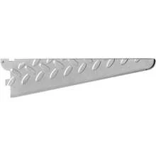 John Sterling HEAVYWEIGHT Diamond Plate Shelf Support System Shelf Bracket 10-Inch Platinum 0202-10PM - Platinum - View 6