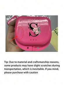 Różowe etui do przechowywania protez ortodontycznych z motywem róży, pojemnik na ochraniacze na zęby, etui na protezy, wytrzymałe, wentylowane pudełko na aparaty ortodontyczne, pudełko na aparaty retencyjne, pudełko do przechowywania protez, łatwe w użyciu, wygodne w przenoszeniu, ochraniacz na zęby, etui na aparaty ortodontyczne, organizer na aparaty ortodontyczne, artykuły gospodarstwa domowego, artykuły do akademika, artykuły do przechowywania w domu, akcesoria stomatologiczne - Wielokolorowe - Zobacz 9