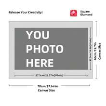 Customizable 11.8"X15.7" Diamond Painting Kit, Personalized Santa Claus Photo Art, Square & Round Acrylic Rhinestones, DIY Home Wall Decor, Unique Gift Idea - Multicolor - View 115