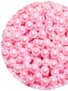 10mm ABS Pearl With Through Hole 125 Units - Crafts - 淺粉色 - 查看 3