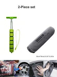 Retractable Wing Mirror Wiper Cleaner, Car Mirror Squeegee, Side Mirror Squeegee, Retractable Car Rearview Mirror Wiper With Telescopic Long Rod, Portable Auto Glass Water Cleaner For Rainy And Foggy Weather, Snow Brush For Vehicle Exterior Cleaning