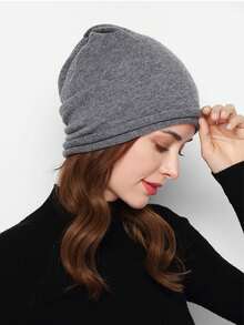 1pc Unisex 100% Cashmere Knitted Neck Warmer Scarf, Autumn/Winter Outdoor Riding Windproof Warm Neck Gaiter For Dress