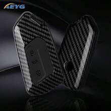 Carbon Fiber Texture ABS Car Key Shell Protective Cover For Golf 8 ID.3 ID.4, Octavia A8 MK4 MK8 (2022/2021) And GTI R - G Model - View 5