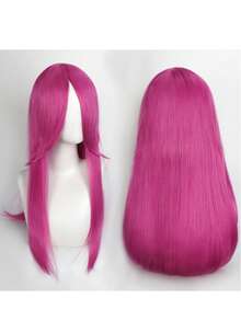 YEWELL 40-Inch Wig, Available In Gold, Red, Pink, Black, White, Gray, Ginger, Extra Long Straight With Bangs, Suitable For Women, Made Of Heat-Resistant Synthetic Fiber, Ombre Wig, Cosplay Wig, Colorful Wig For Party, Halloween, Christmas, Alipearl Wig, Affordable Wig