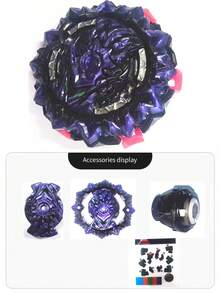 终极女神 B-193 爆裂金属融合陀螺带发射器，战斗游戏玩具，圣诞礼物 - 紫色 - 查看 5