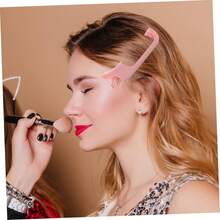 High Cranial Top Fluffy Artifact, Forehead Bangs Fluffy Clip Hair Accessory, Suitable For Hair Salons, Home Stylists, Makeup Artists, Hair Comb Clips, Hair Roots Fluffy Artifact, Hair Root Clip Tool ,Hair Styling Kit ,Hair Tool Kit - Pink - View 2