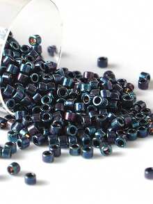 日本产 1.6mm 11/0 Delica 玻璃珠 10g 多色 DB 11/0 工艺品 DIY 珠子，适用于珠宝制作