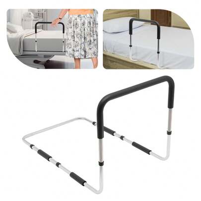 HaroldDol Bed Rails For Elderly Adults Bed Railing Rail Assist For Seniors Bed Cane Guard Rail,L-Shaped