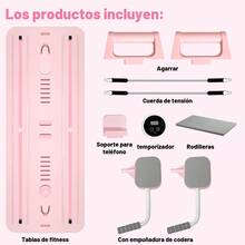 Tabla Abdominal Multifuncional Plank Trainer Rodillo Negro-1 - Rosa - Ver 7