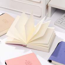 Mini Embossed Pocket Notebook "Animal Park", Portable Blank Notepad, High-Quality PU Cover, Birthday Gift - Multicolor - View 6