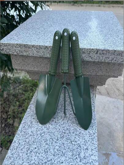 Gardening Tool Set Three Pieces Home Gardening Tool Wide Shovel Narrow Shovel Rake Indoor Flower Planting Loosening Shovel