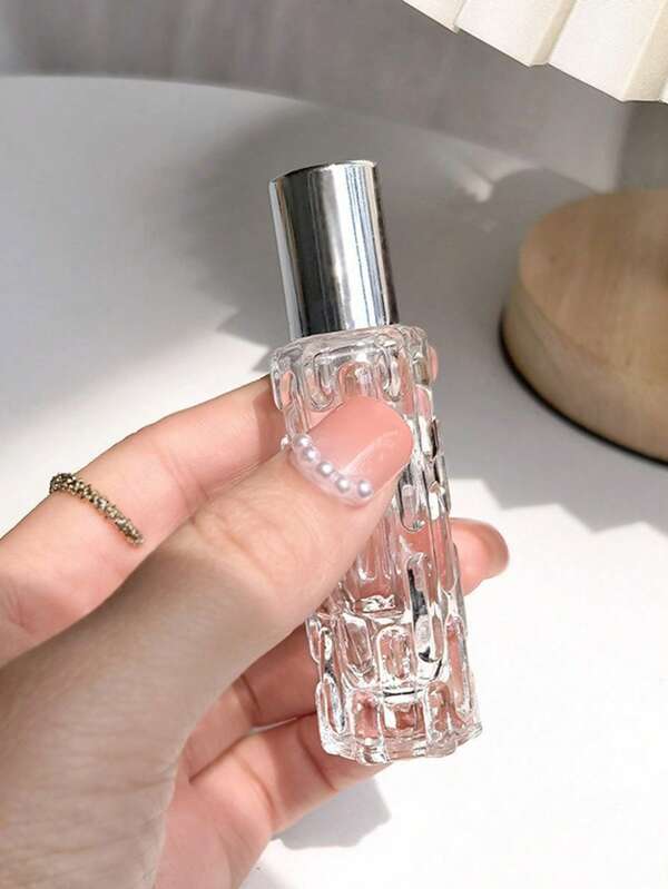 2 زجاجة عطر بحجم 0.34 أونصة مزودة بأدوات نفخ مزدوجة الاستخدام - زجاج شفاف، قابلة لإعادة التعبئة ومحمولة، مثالية للسفر والضروريات المكتبية، تشمل زجاجات رذاذ مياه الكولونيا ومستحضرات العناية بالبشرة، إكسسوارات السفر | موزع عطر محمول | زجاجة رذاذ قابلة لإعادة التعبئة