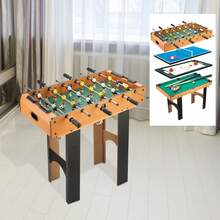 HOMCOM 4-In-1 Multi-Game Table, Foosball Table, Air Hockey Table, Table Tennis Table, Multifunctional Billiards Table 87x43x73cm For On-Site Gaming Fun - 1 - View 3