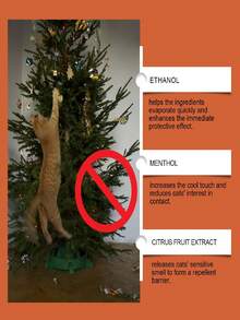 120ml Yegbong Cat Repellent Spray - Indoor Pet Repellent Spray, Outdoor Pet Repellent Spray, Cat Anti-Upholstery Spray, Pet Anti-Urination Spray, Pet Anti-Scratching Spray - Multicolor - View 5