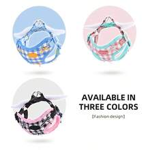 HP574 宠物背带牵引绳背心式胸带适用于泰迪熊、贵宾犬、小型犬，反光遛狗牵引绳 - 彩色 - 查看 9