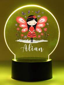 1pc Custom Personalized Table Lamp Night Light Customized Cartoon Princesses And Animals 3D Night Light Toy Acrylic Night Lights Gift For Home Room Decoration Night Light Usb Powered & Battery Operated Optical Illusion Table Lamp With Remote Control Perfect Gift Send To Girls For Valentine's Day, Easter, Christmas Unique Room Decor, Fun And Adorable Nightlight Gifts Birthday Graduation Home Decor Back To School School Supplies,Christmas Gift Supplies