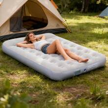 New Built-In Air Pump Self-Inflating Air Mattress Outdoor Tent Air Bed Double Sleeping Pad, Suitable For Camping Or Indoor - Multicolor - View 9