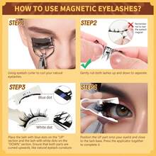 1 Pair/Set CC Curl Magnetic False Eyelashes Kit With Professional Tweezer, Reusable, No Glue Needed, Suitable For Lazy Ones, Natural Manga Lash Brush Design, 3D Volume Fake Lash Strips For Lovely Eye Lift Look, Suitable For Daily Wear, Work, Study, Travel, Party, Women's Gift, Women's Christmas Gift Strip Lashes,Lashes,Eyelashes,Fake Lashes