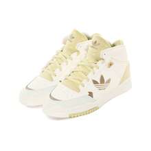 Adidas 男女通用高帮休闲舒适多功能运动鞋 IH2172 - 白/淺黃/淺棕 - 查看 1