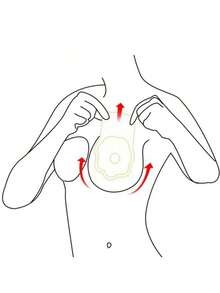 1pair Silicone Breast Lift Tape & Nipple Paste, Invisible Adhesive Bra Pads For Summer - Apricot - View 2