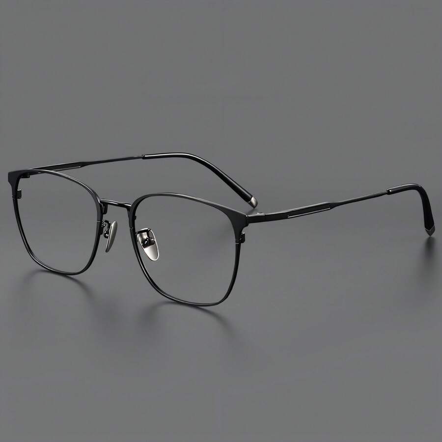 1 对 2025 型号超轻纯钛眼镜框，设计师高端轻质防蓝光眼镜，男女通用艺术风格 - 彩色 - 查看 1