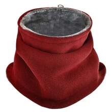 وشاح رقبة شتوي دافئ سميك مبطن حراريًا للجنسين - قناع وشاح للوجه - قابل للتنفس مقاوم للرياح ناعم مبطن بالفرو متعدد الوظائف للرجال والنساء للأنشطة الخارجية ركوب الدراجات والتزلج والدراجات النارية والتخييم والجري والاستخدام اليومي في الطقس البارد - ملحقات رقبة فاخرة وأنيقة - متعدد الألوان - مشاهدة 14