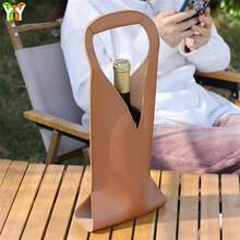 1个PU皮革红酒袋，奢华葡萄酒礼品袋，时尚优雅的葡萄酒吧派对礼盒 - 彩色 - 查看 12