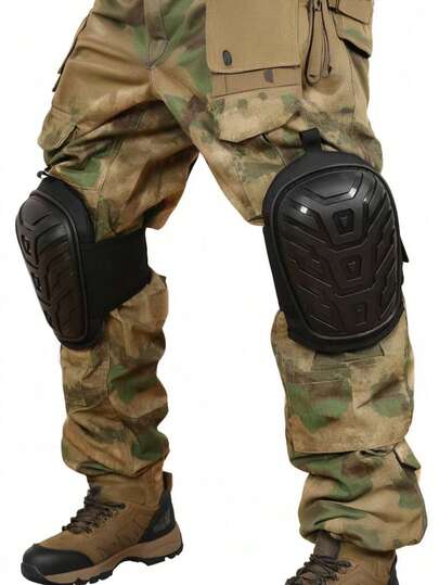 Joelheiras de trabalho de alta densidade para homens e mulheres - Joelheiras resistentes, antiderrapantes e antidesgaste com acolchoamento de espuma espessa, neoprene impermeável e poliéster reforçado, proteção contra impactos para os joelhos em construção, reparação de automóveis, colocação de azulejos, jardinagem, instalação de pisos, trabalhos ao ar livre (tarefas de joelhos), movimentação em armazéns, carpintaria e paisagismo - Alças ajustáveis com , malha respirável, ajuste confortável para uso durante todo o dia, joelheiras de de nível industrial.