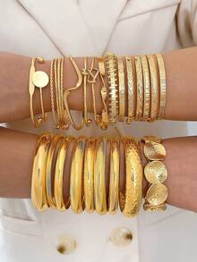Women Bangles - Yellow Gold - View 11