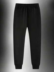 Men's Sherpa Trousers Winter Men's Trousers Thickened Sweatpants Outdoor Trousers Men's Fleece Sweatpants Outer Wear Warm Trousers