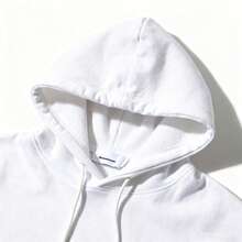 1pc Womens Saint Barth Beach  Themed Graphic Hoodie Regular Fit Drawstring Hooded Sweatshirt  Midweight Slightly Stretchy  Comfortable Fleece  Lined Casual Style For Spring  Summer Everyday Wear  Lounging - 白色 - 查看 4