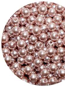 10mm ABS Pearl With Through Hole 125 Units - Crafts - 駝色 - 查看 2