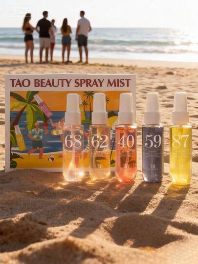 1/5 Bottle Brazilian Series Fragrance Spray, Hanging Air Freshener, Lavender Scent, Long-Lasting Fresh And Charming, Releasing Elegant Vanilla, Coconut, Floral And Citrus Notes, Suitable For Dates, Gatherings, Travel, Holidays, Home, Hotels, Ideal Gift For Family And Friends, Women's Body Mist