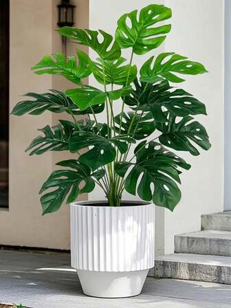 Large Outdoor Artificial Turtle Shell, Tropical Rainforest Maple Wood Modern Decor - Suitable For Wedding Garden, Festivals, Thanksgiving, Christmas, Oktoberfest, Grandparents' Day, Porch, Office, Yard, Patio, Living Room, Photography Backdrop, Indoor/Outdoor Landscaping | Maintenance-Free | Evergreen