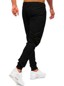 SHENDY Vendy Men's Comfortable Jogger Pants With Pocket And Drawstring - Khaki - View 7
