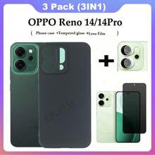（三合一）全新 OPPO Reno 14/14F/Reno14Pro 手机壳 - TPU 软壳 + 隐私钢化玻璃屏幕保护膜 + 镜头膜 - 黑色 - 查看 8