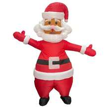 Christmas Costume 2025 New Christmas Dress-Up Costumes, Funny Festival Performance Costumes, Props, Christmas Tree, Snowman, Penguin, Santa Claus Inflatable Suit - Multicolor - View 2