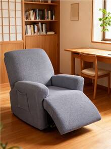 1/2/3 Seater Recliner Sofa Covers Stretch Jacquard Reclining Couch Covers For Reclining Sofa Relax Armchair Slipcovers Furniture Covers, 4pcs/6pcs/8pcs - Light Grey - View 6