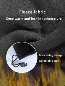 男士冬季保暖脖套围巾，防风保暖拉法帽滑雪面罩，适合户外运动