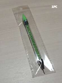 1 Set Rhinestone Picker Tool, Includes Rhinestones, Acrylic Tube Rhinestone Applicator, 3 Wax Heads Sold Separately, Double-Ended DIY Nail Art Tool (OPP Bag Packaging) - Multicolor - View 14